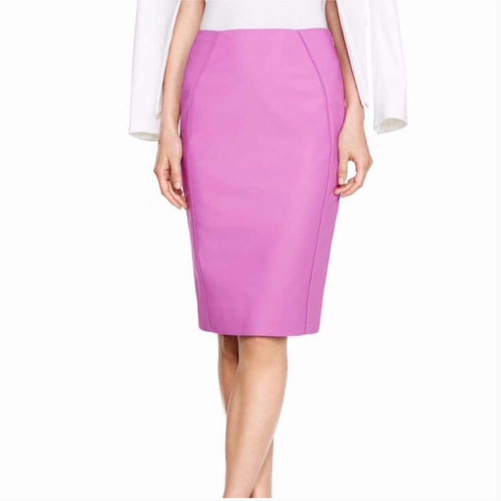 White House Black Market Purple/Pink Pencil Skirt